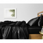 Set of pillowcases satin BLACK - image-0